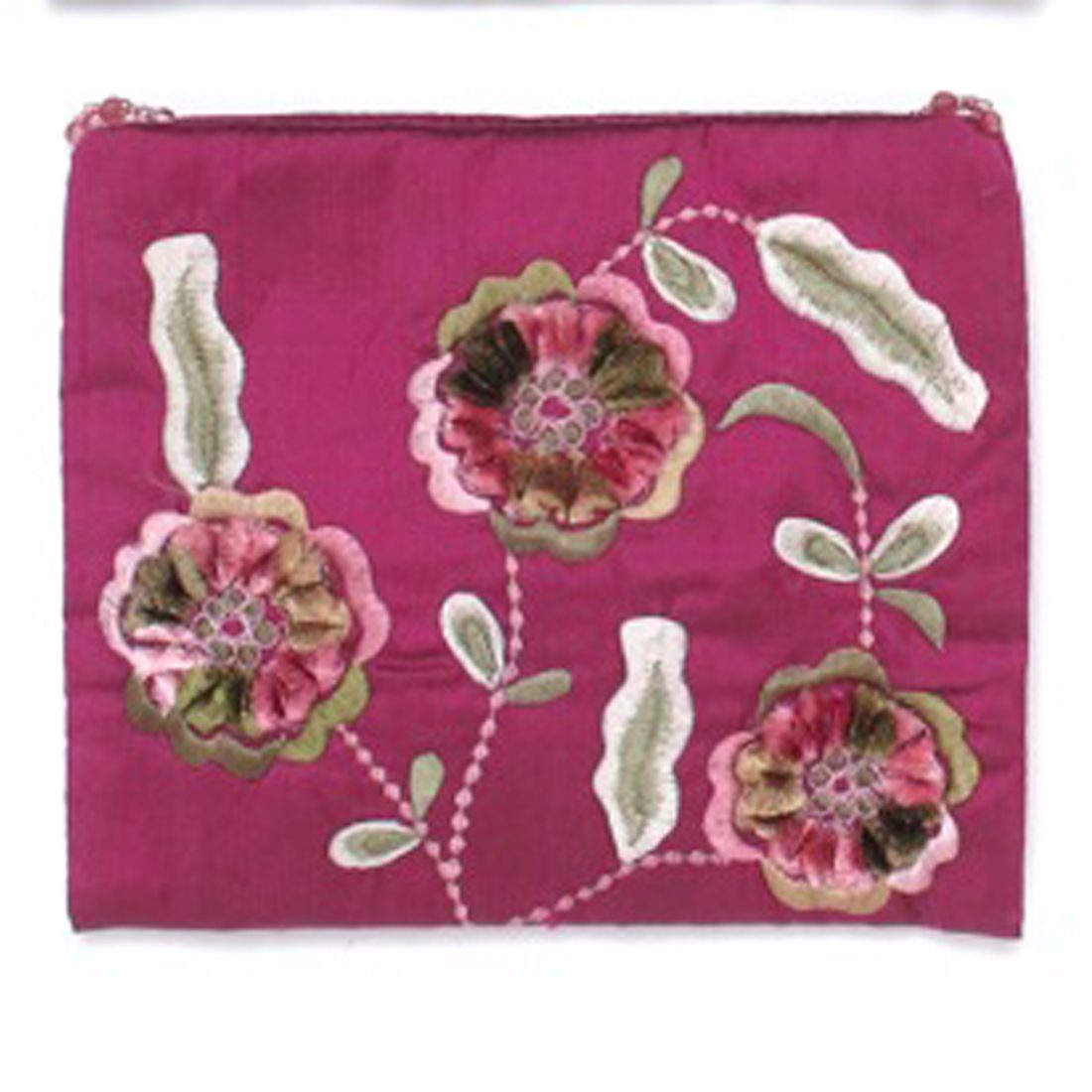 Silk Flowers Pouch - Image 4