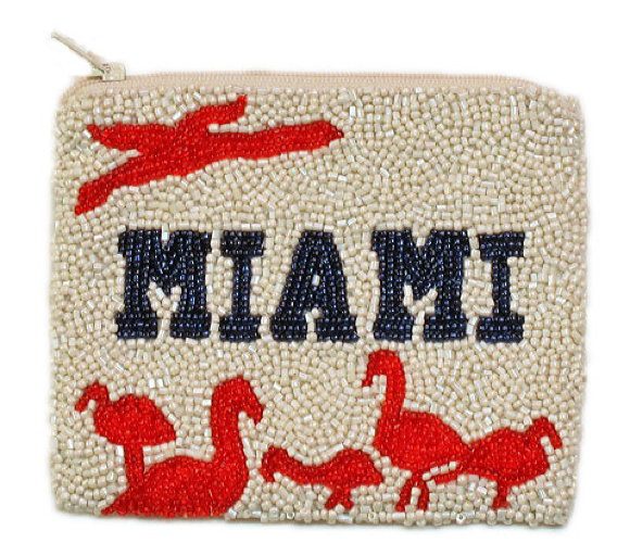 Zipper Pouch Miami Logo