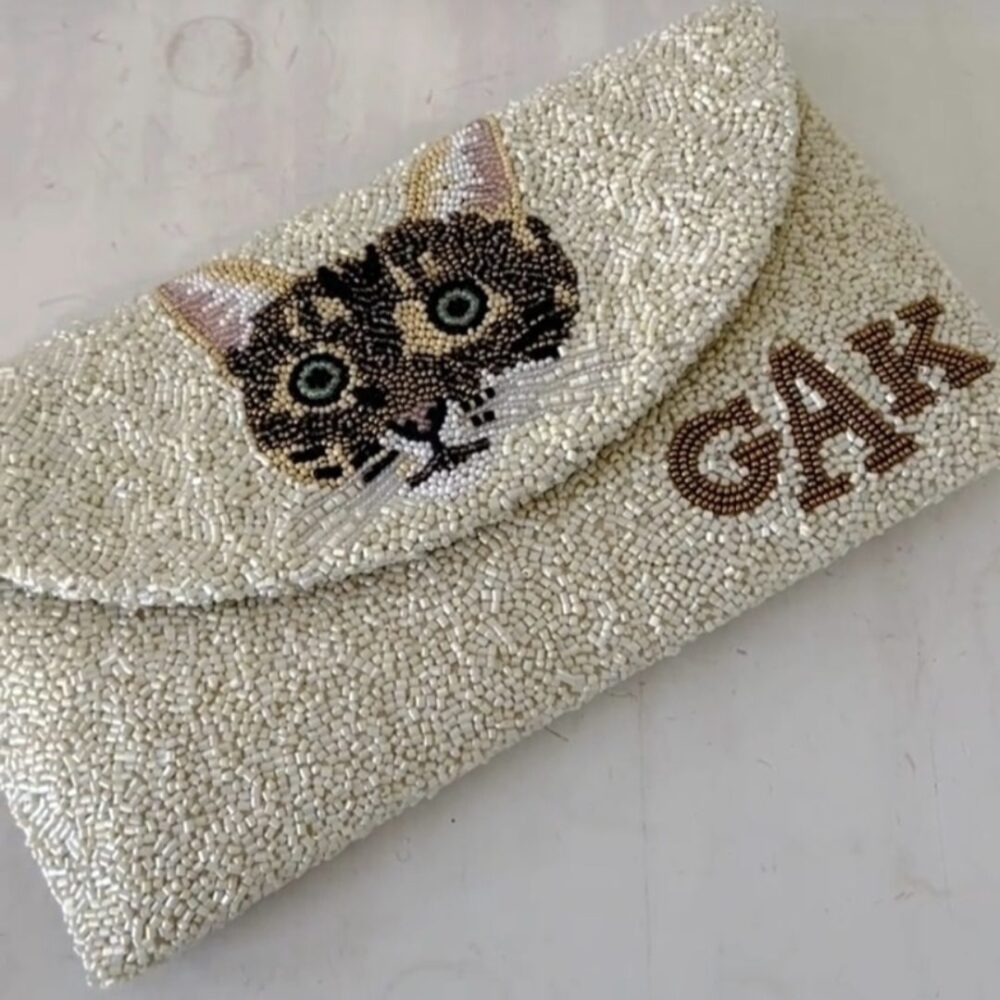 Pet Crescent Flap Chain Clutch