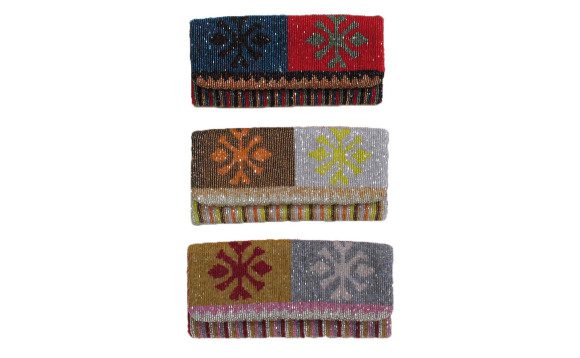 Fold Over Clutch Snowflake Pattern - Image 2