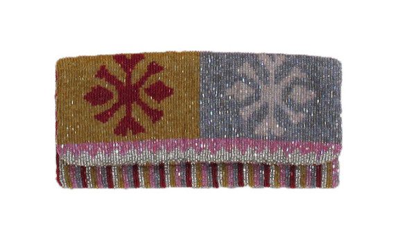 Fold Over Clutch Snowflake Pattern - Image 3