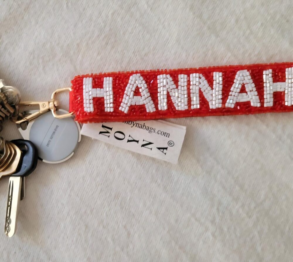 Word Keychain Wristlet