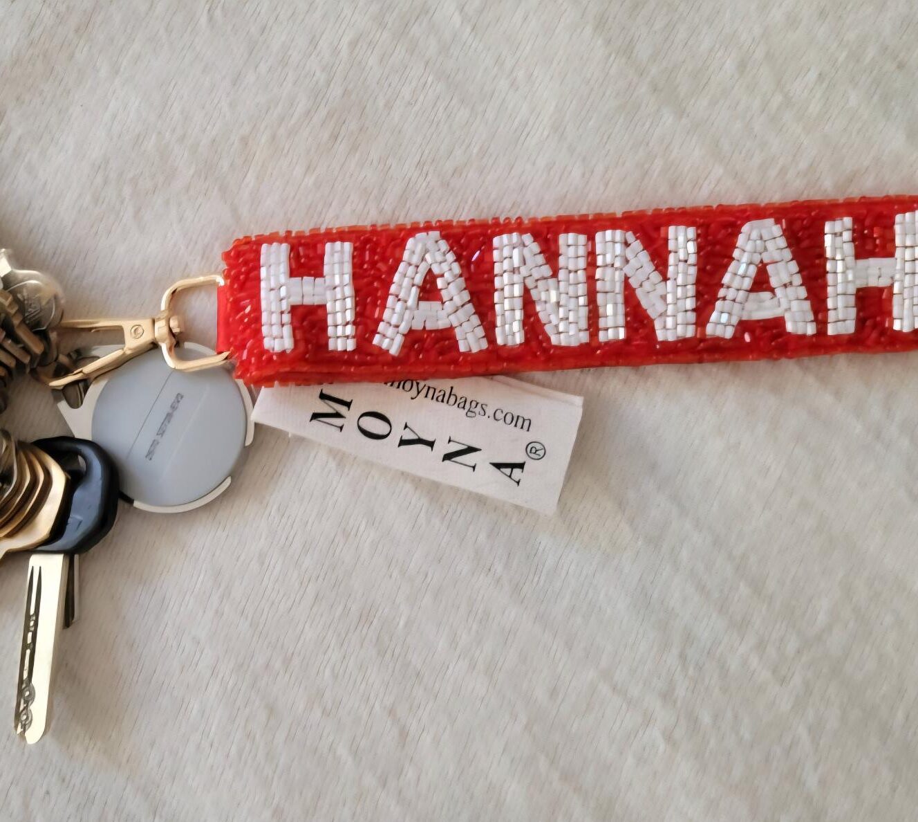 Word Keychain Wristlet