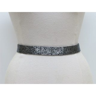 Skinny Beaded Belt
