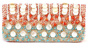 Mother-of-Pearl with Chips Clutch