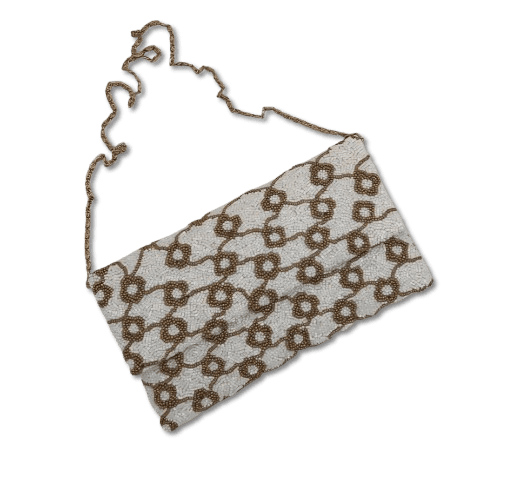 LINKED FLOWERS FLAP CLUTCH - Image 2
