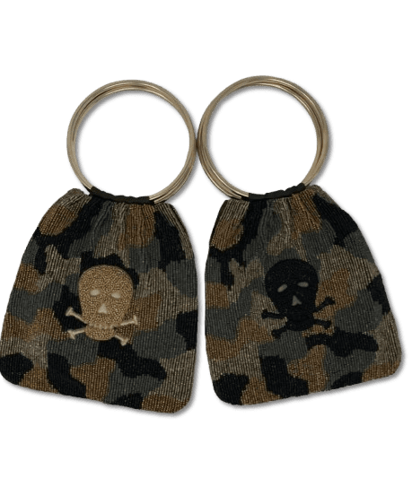 CAMOUFLAGE SKULL TRIANGLE WRISTLET